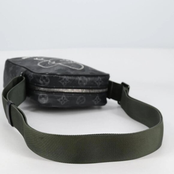 LOUIS VUITTON Monogram Eclipse DanubePM Shoulder Bag M43677 LV Auth 133254M - Picture 8 of 16